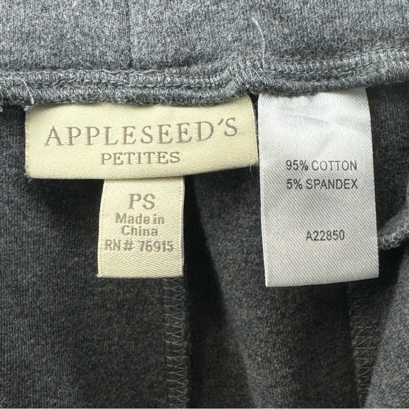 Appleseed’s Petite Small Grey Pull-on Pants with pockets - Picture 3 of 3
